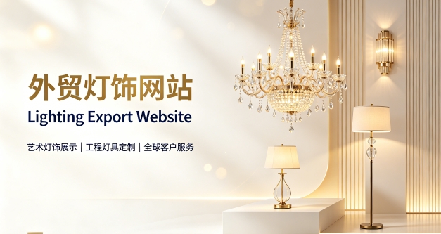 外贸灯饰独立站定制搭建实战案例｜k8凯发一触即发出口企业双语网站建设制作全流程解析